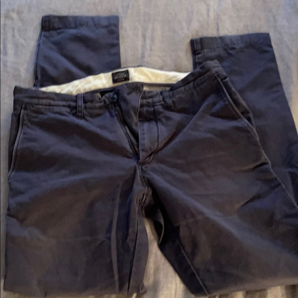 J. Crew 484 “Broken in” chinos — indigo blue—30x32